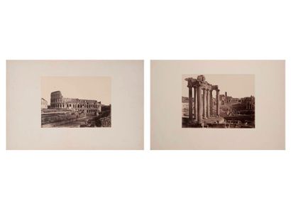 null ITALIE - JAMES ANDERSON 1813-1877

Le Colisée; le Forum, Rome, ca. 1852-1853.

2...