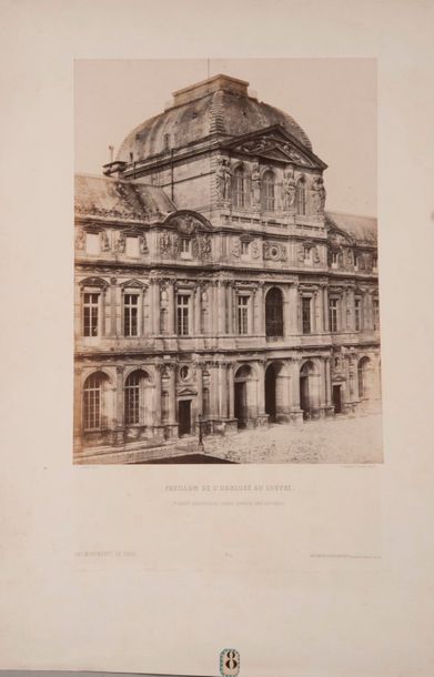null FRANCOIS ALPHONSE FORTIER 1825-1882

«Pavillon de l'Horloge au Louvre», pl....