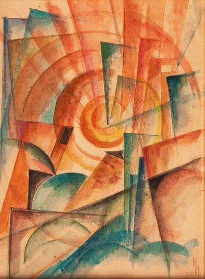 null Ivan Vassilievitch IVANOVSKY 

(Aleksandrov 1905 – 1980 Moscou)

Composition,...