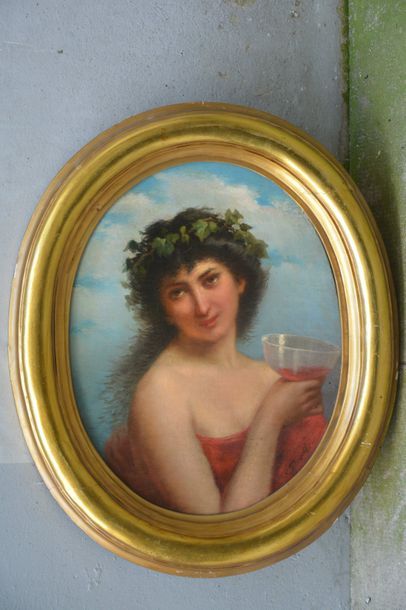 null Nikonor Léontevitch TUTRUMOFF

(Russie 1821 – 1877)

Jeune femme à la coupe

Huile...