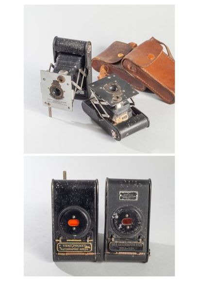 Eastman Kodak Lot de deux Westpocket gravure sur l'un vestpocket KODAK patented MAR.4.1902,MAY...