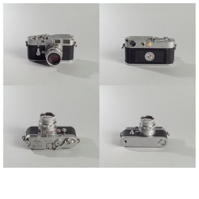 LEICA Leica M3 double armement, presseur verre, anciennes vitesses N°779 574

Objectif...