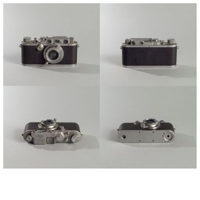 LEICA Intéressante coque de Leica III (modèle de vitrine ?) sans numéro de série.

Objectif...