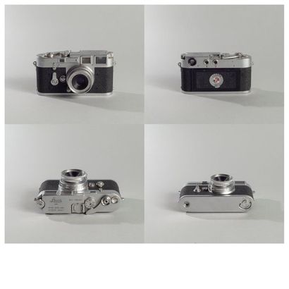 LEICA Leica M3 double armement, anciennes vitesses, presseur en verre. N°708 950

Objectif...