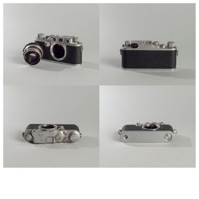 LEICA Leica IIIc N°391356

On y joint un objectif 2,8/52 mm N°6602926 portant la...