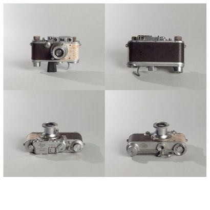LEICA Leica III b (1938-1939) N° 288124 équipé d’un Leicavit (ressort cassé)

Objectif...