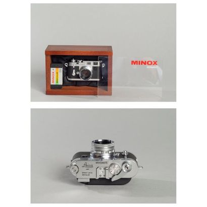 MINOX Leica M Replica au format Minox 8x11 mm N°M3-E04475. Neuf dans son coffret...