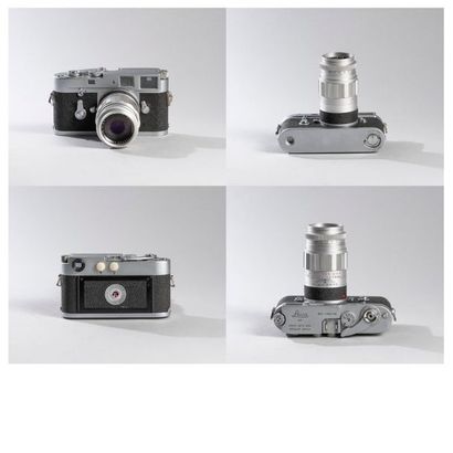 LEICA Leica M2 N° 1093149, 1960. Retardateur

Objectif Elmarit 2.8/90mm N° 1756442.

Etat...