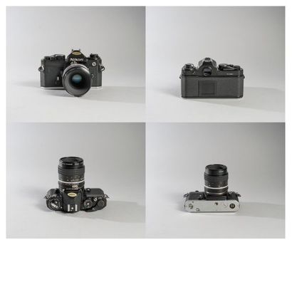 NIKON FE Laqué noir, 1978 N° 4125424

Objectif micro- nikkor 2.8/55 mm

Etat cosmétique...
