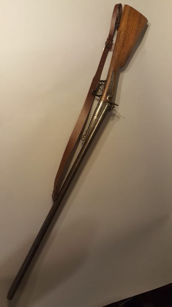 null Fusil de chasse à broche, calibre 12, bascule de type Lefaucheux, platine et...