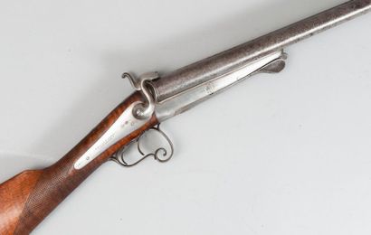null Fusil à chiens extérieurs Boitard à Saint Etienne, n° 16900, calibre 12 à broche....