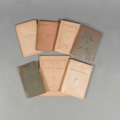 null FARGUE. Léon-Paul. Tancrède. Paris. 1911. 1 volume in-8, broché, non coupé....