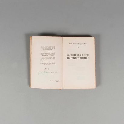 null BRETON. André et PERET. Benjamin. Almanach surréaliste du demi-siècle. Paris....