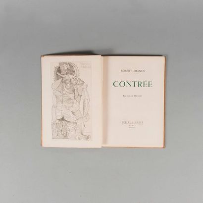 null DESNOS. Robert. Contrée. Paris. Godet. 1944. 1 volume grand in-8, broché, non...