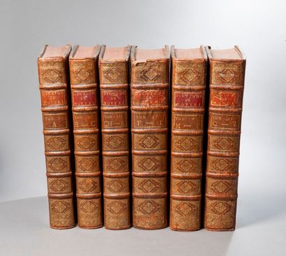 null MORERI. Le grand dictionnaire historique… Paris. Coignard. 1725. 6 volumes in-folio,...