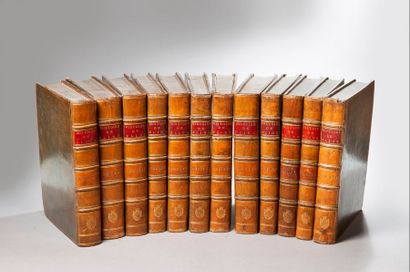null PLINE. Histoire naturelle… Paris. Veuve Desaint. 1771-1782. 12 volumes in-4,...