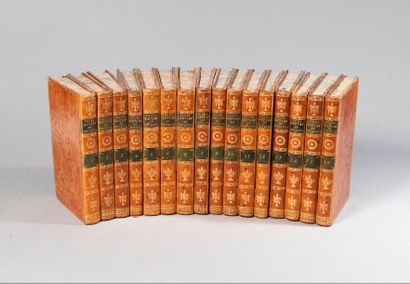 null CONDILLAC. Cours d’étude… Paris. Volland. 1795. 16 volumes in-8, pleine basane...