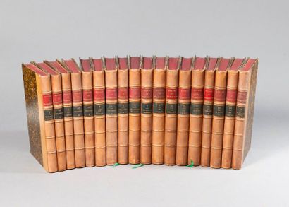 null SHAKESPEARE. Œuvres complètes. Paris. Pagnerre. 1873. 18 volumes in-8, pleine...