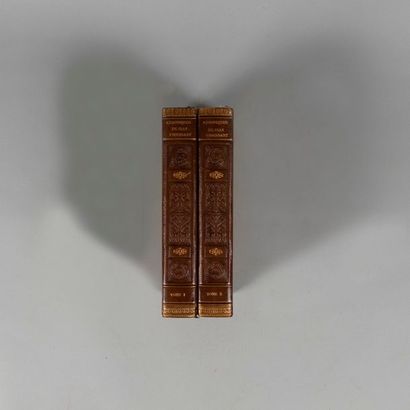null FROISSART. Jean. Les Chroniques. Paris. Desrez. 1837. 2 volumes in-8, demi-maroquin...