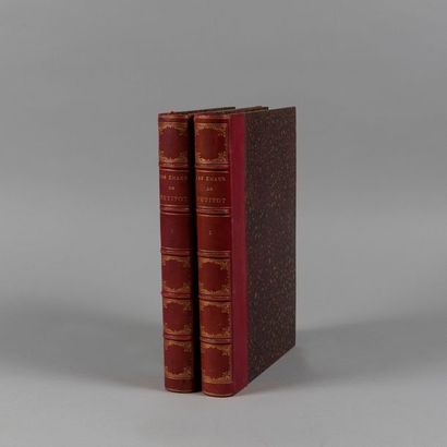 null PETITOT. Les Emaux… du Musée impérial du Louvre. Paris. Blaisot. 1862. 2 volumes...