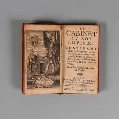 null (L’HERMITE DE SOLIERS). Cabinet du roi Louis XI… Paris, Quinet, 1661. 1 volume...
