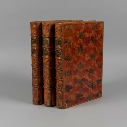 null FONTENELLE. Œuvres diverses. La Haye, Gosse et Neaulme. 1728-1729. 3 volumes...