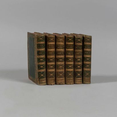 null PLINE L’ANCIEN. Historia naturalis. Paris, Barbou, 1779. 6 volumes in-12, plein...