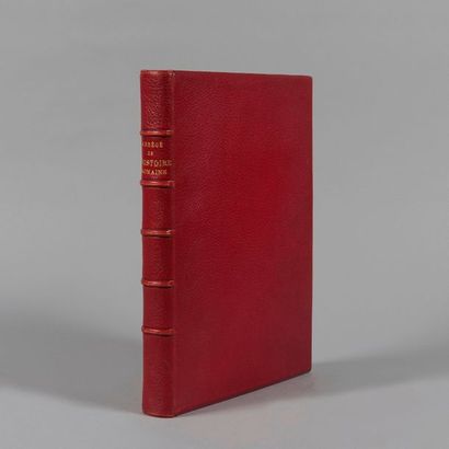 null (MILLOT). Abrégé de l’histoire romaine. Paris, Nyon l’aîné, 1789. 1 volume in-4,...