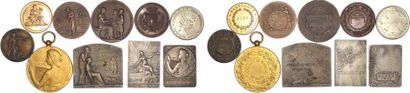 null Algérie/Tunisie, lot de 10 médailles diverses, 1872-1936

TTB- - Bronze - 

Provient...