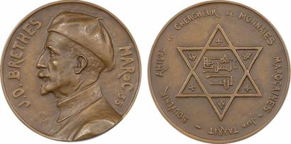 null Maroc, Hommage à J.D. Brethes, numismatique du Maroc, par Jean Tarrit, 1935...