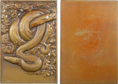 null Exposition coloniale de Paris 1931, les animaux de la jungle, le python, par...