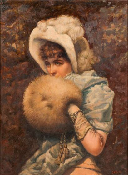 null Ecole vers 1880

Femme au manchon

Toile, signée JOLIVET ?

80 x 60 cm