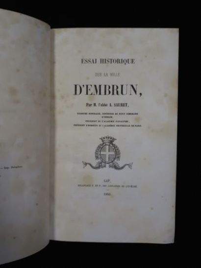 null [Embrun] Abbé A. SAURET, supérieur du petit séminaire d'Embrun, président de...