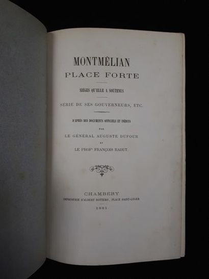 null [Montmélian] Général Auguste DUFOUR et Pr François RABUT. Montmélian, place...