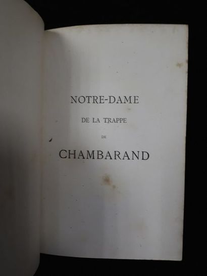 null Abbé NORTET, ancien directeur de séminaire. Notre-Dame de la Trappe de Chambarand,...