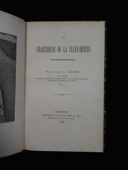 null Abbé A. LAGIER, curé de Blandin, membre correspondant de l'Académie delphinale....