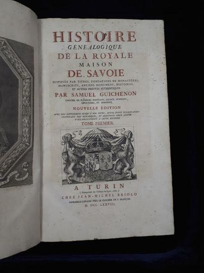 null Samuel GUICHENON. Histoire généalogique de la royale maison de Savoie […], enrichie...