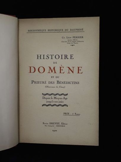 null [Dome?ne] Ch. Léon PERRIER. Histoire de Domène et du prieuré des bénédictins...