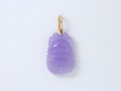 null VERNEY

Pendentif en or 750 millièmes retenant un motif asiatique en jade mauve...