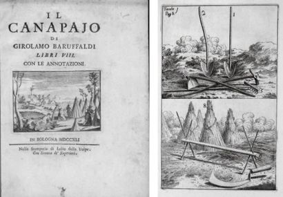 BARUFFALDI (Girolamo) Il Canapajo. Libri VIII. Con le Annotazioni. In Bologna, Nella...