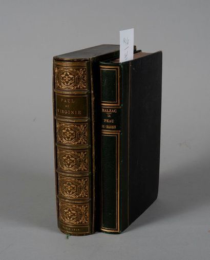 null BERNARDIN de SAINT-PIERRE. Paul et Virginie. Paris. Curmer. 1838. 1 volume in-8,...
