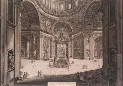 null Giovanni Battista PIRANESI dit PIRANESE (1720-1778)

Veduta interna della basilica...