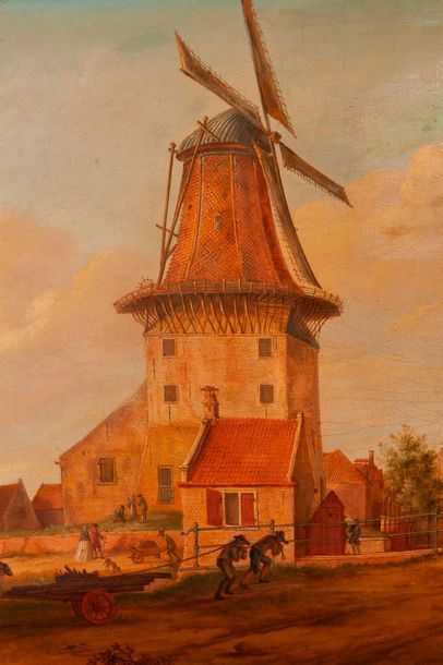 null Paulus Constantin LA FARGUE (1729/32 – 1782)

Moulin à la porte d’une ville...