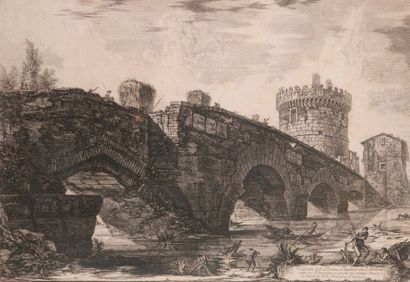 null Giovanni Battista PIRANESI dit PIRANESE (1720-1778)

Veduta del ponte lugano...