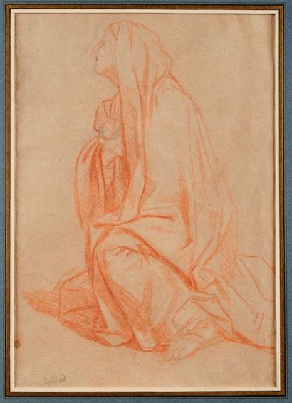 null Nicolas MIGNARD

(Troyes 1606 - Paris 1668)

Etude de Vierge agenouillée les...