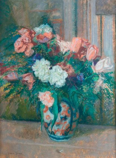 JULES JOËTS (1884-1959) 
Bouquet 
Pastel...