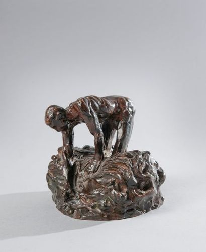 null AIME-JULES DALOU (1838-1902) 

Le lieur de fagots

Epreuve en bronze à patine...