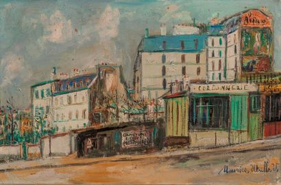 MAURICE UTRILLO (1883-1955) 
Rue Lamarck...