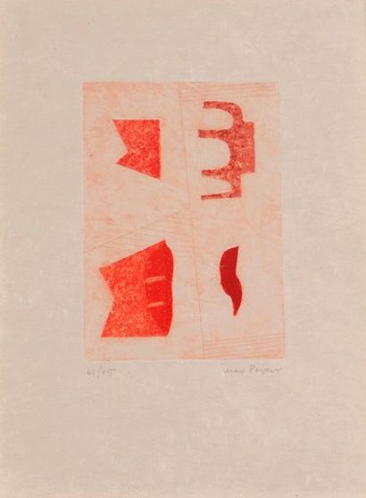 null MAX PAPART (1911-1994)

Les quatre éléments

Gravure sur papier Japon, signée...