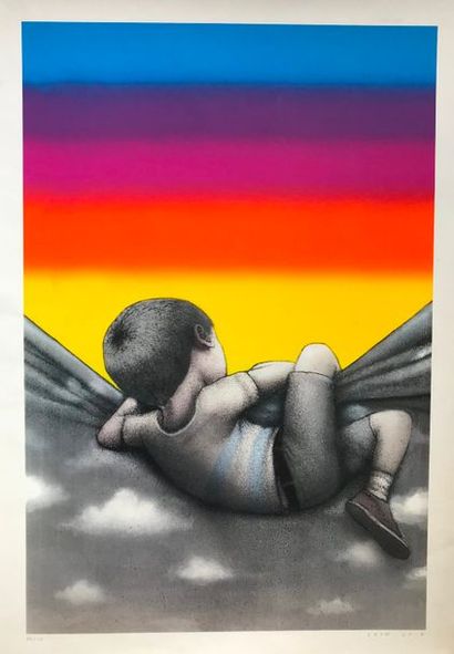 SETH (Français, né en 1972) SETH (Français, né en 1972)
Over the rainbow, 2015
Sérigraphie...